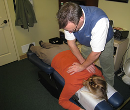 Dr. Robinson Adjusting Spine